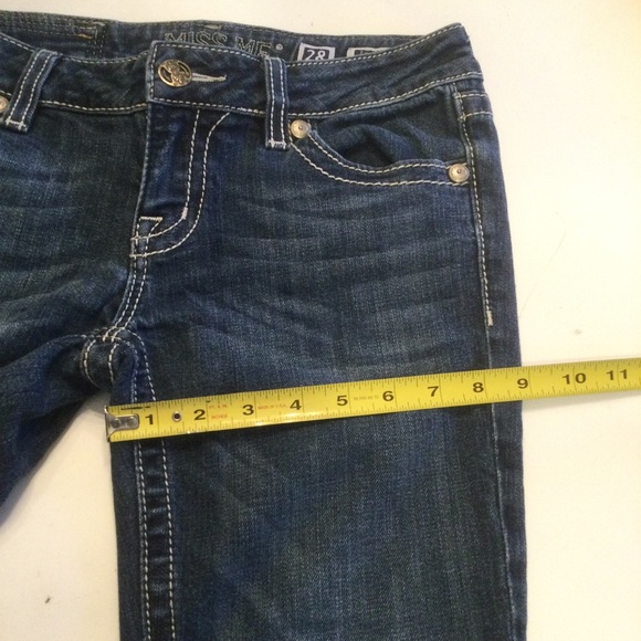 Miss me Irene Boot Cut Denim Jeans Size 28 - Picture 10 of 14